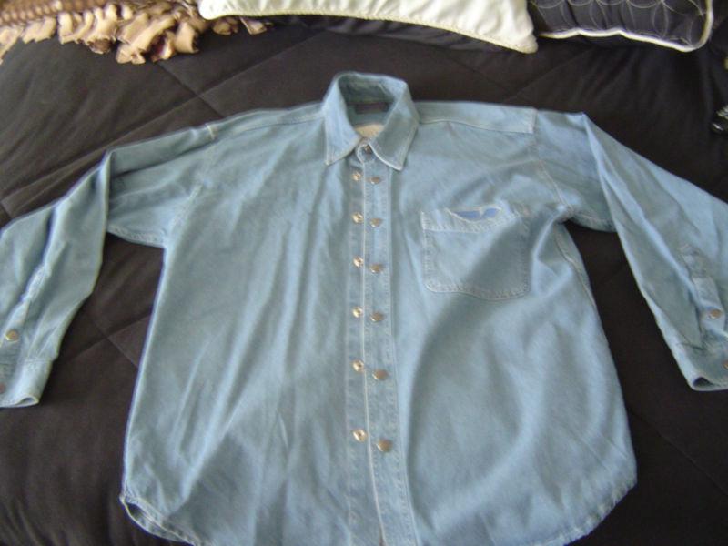 Buell denim long sleeve shirt xb9r xb12r s1 s2 s3 s2t s3t m2 x1 1125r 1125cr