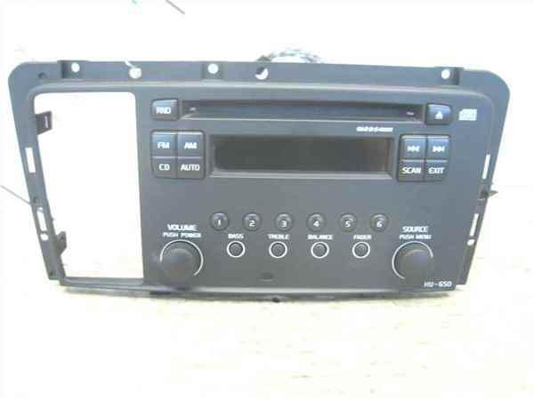 05-09 volvo s60 cd single disc player radio hu-650 oem