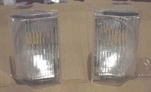 1981 vw rabbit turn signals pair clear rare 25vw-c