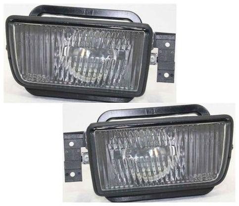 Driving fog light lamp assemblies pair set (driver & passenger side, qty 2)