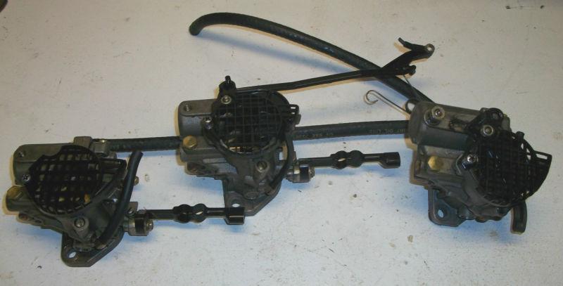 1977 mercury 115 hp outboard motor complete carburetor assy.