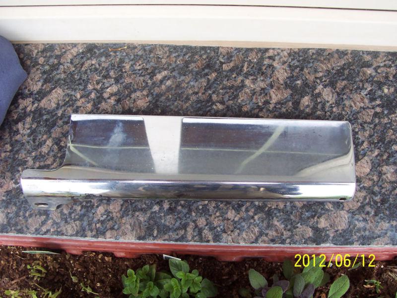 1974 cadillac eldorado chrome bumper insert nice 1974 right and left