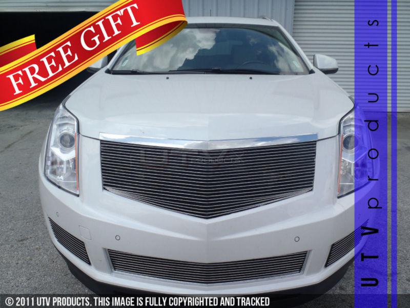 2010 2011 2012 2013 cadilllac srx billet grille 4pc combo kit replacement chrome