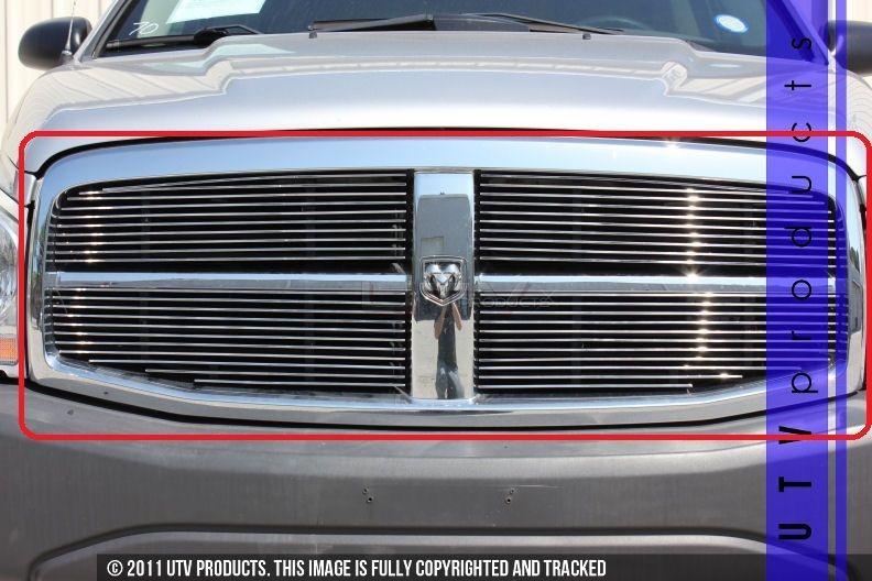 2004 - 2006 dodge durango 4pc upper chrome billet grille kit