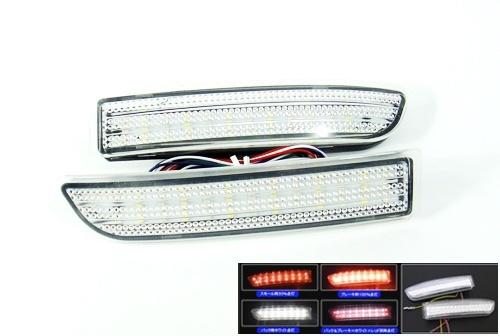 Toyota rav4 clear rear bumper reflector led backup stop brake light fog scion xd