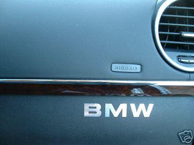 (2pcs) dashboard badge sticker decal *bmw*