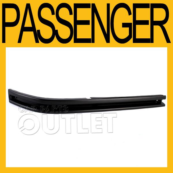 Mazda mpv front bumper filler grille molding black rh