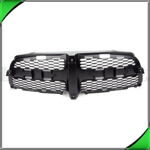 New front grille insert plastic raw black grid 2011-2012 dodge charger ch1200339