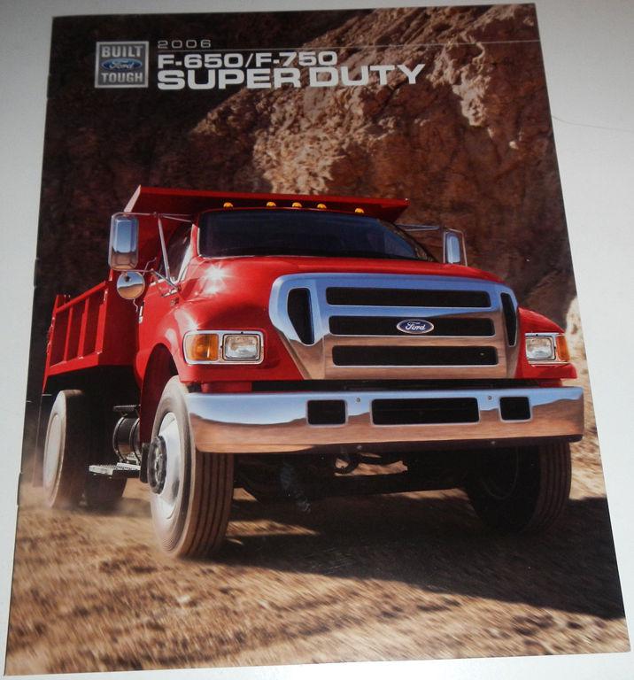 2006 ford f650 f750 super duty brochure