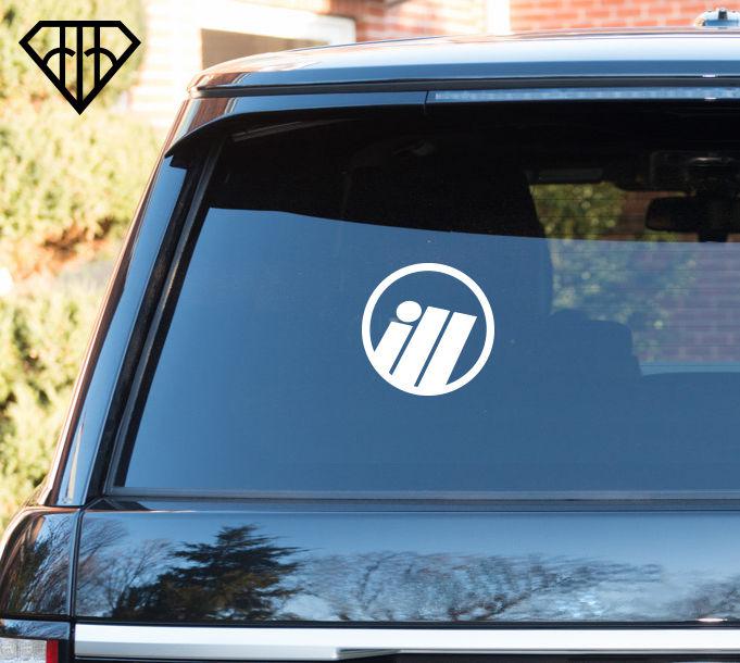 Ill circle dope swag cool jdm awesome car window sticker decal vinyl