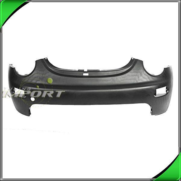 99-05 vw beetle gls tdi n/t matte black non primered plastic front bumper cover