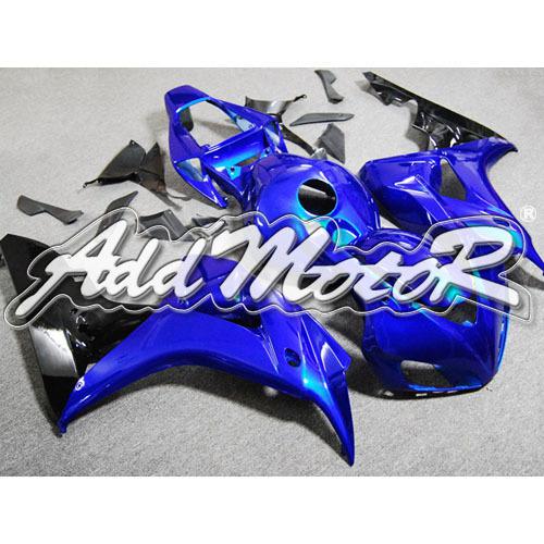 Injection molded fit fireblade cbr1000rr 06 07 black blue fairing 16n28