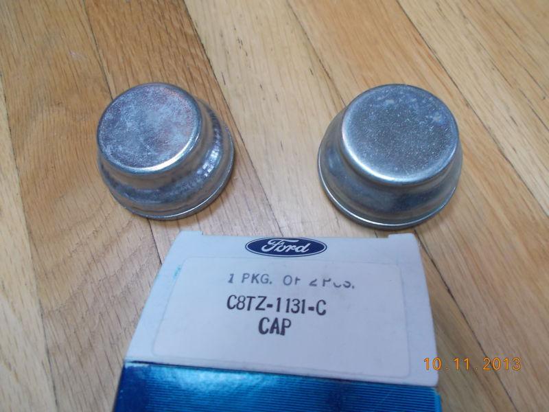 Nos 1968 1969 1970 1971 1972 ford f250 front hub grease caps 2 1/2"