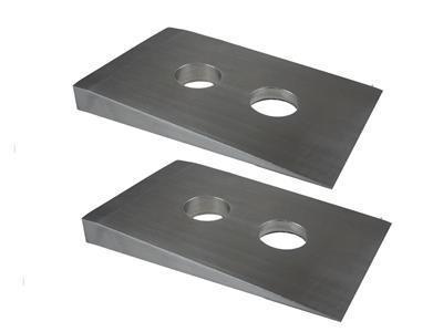 Western chassis pinion angle shim kit aluminum 6 degrees 2.00 in. width kit