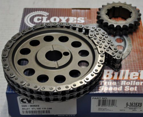 Cloyes gears 9-3635x9 race billet true roller set small block ford 9 keyway 351w