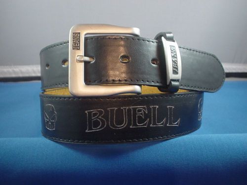 Buell skull motorcycle leather belt size xl xb9r