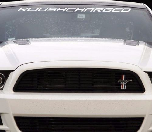 Roushcharged windshield decal