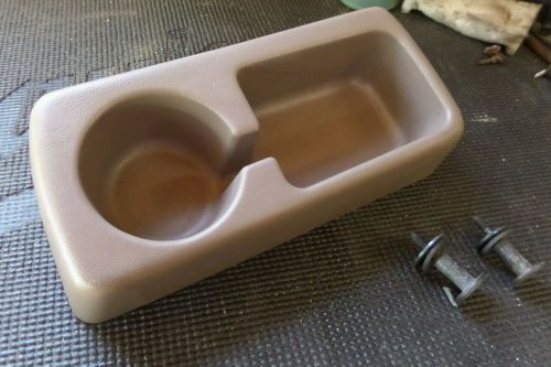 1992-96 f150 f250 f350 tan bench seat cup holder ford