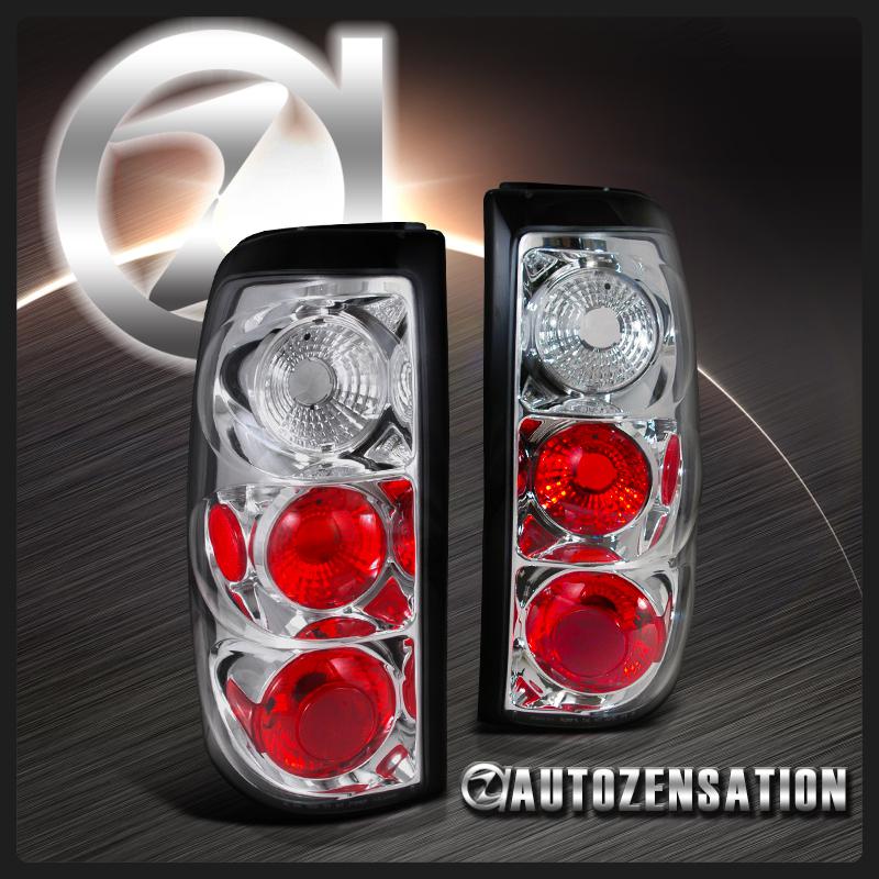 03-06 chevy silverado chrome altezza tail lights rear brake lamps