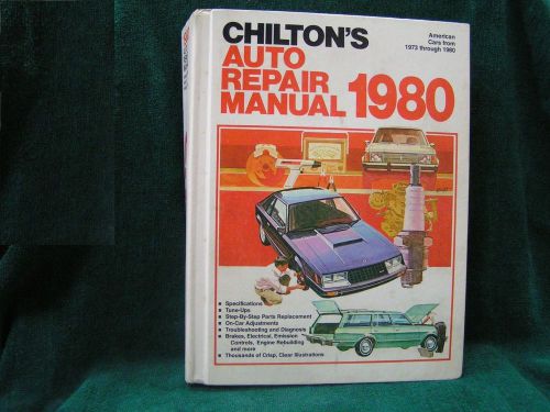 6850 chilton auto repair- 1973-80 - manual tune-up chrysler amc gm ford chiltons