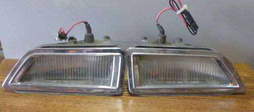 1969-70 pontiac grand prix front left and right used side marker light set