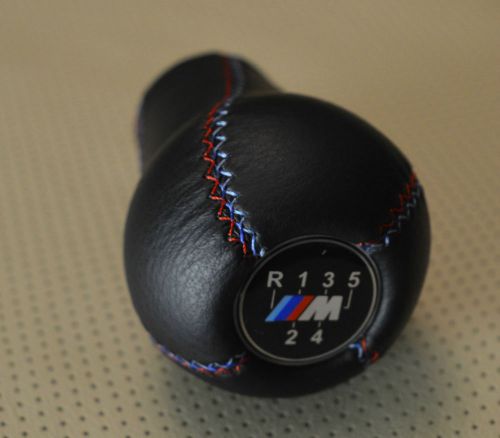 Bmw gear shift knob fit  -e21 e28 e30 e34 e36 e39 e46-m3 m5 m6 black - 5 s