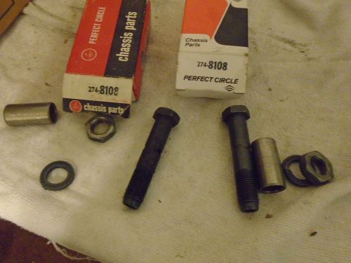 1941-1955  gmc chevy   1/2  3/4  1  2 ton f+r shackle f+r eye bushing bolt kit