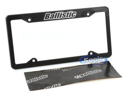 Ballistic sslicb ballistic series sound dampening license plate kit w/ frame