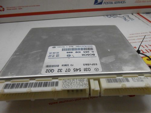 01-03 mercede clk class  ecu esp+bas 0315450732 bosch 0265109498 pe0182