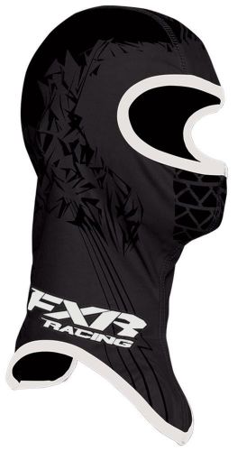 Fxr-snow shredder-frostbite block adult poly/spandex balaclava,black,small/sm