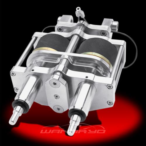 Original-style air suspension system, machined, for 00-newer harley softails