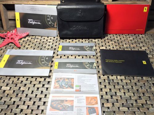 2010 ferrari california owners manual + infotainment navigation book ((buy oem))