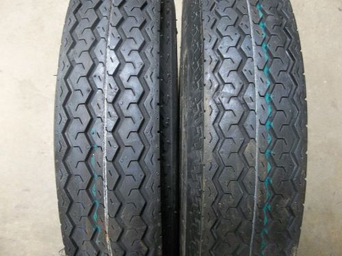 Four 530x12, 530-12 530x12 boat utility trailer tubeless tires load range c