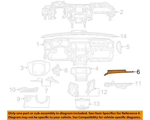 Jeep chrysler oem grand cherokee instrument panel dash-applique panel 1wz99aaaaa