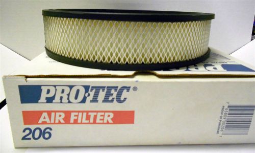 Pro tec 206 air filter 9.968 od x 8.625 id x 2.312 height each