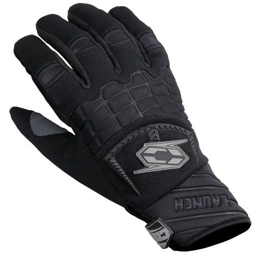 Castle x racewear launch mens snowmobile gloves black