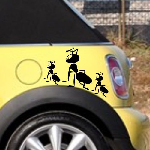 Car vinyl decals graphics sticker body side decals animal ant 2pcs set #cj392