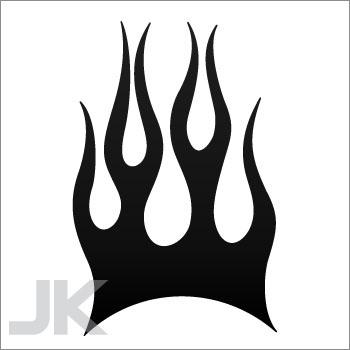 Decal stickers flame car parts motors flames fire racing body tuning 0502 x4fab