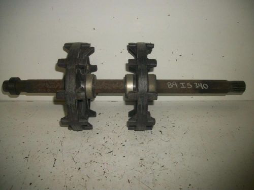 89 polaris indy sport 340 drive shaft &amp; cogs g9