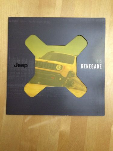 2015 jeep renegade brochure!! w/ buyers guide