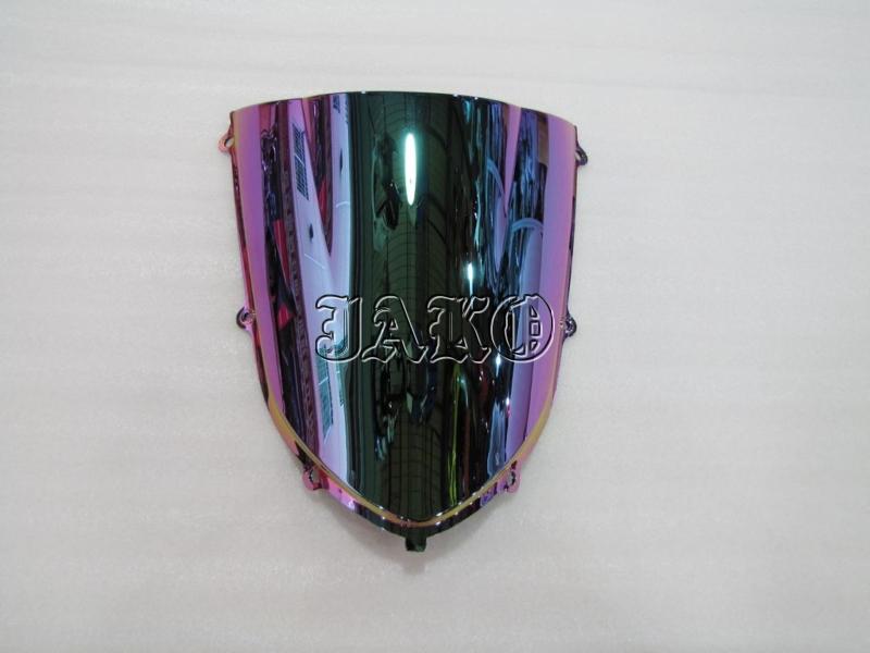 Windshield iridium screen racing windscreen for kawasaki ninja zx-10r 2004-2005