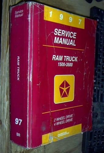 1997 dodge ram 1500 2500 3500 trucks factory service manual diesel, gas 2wd 4wd