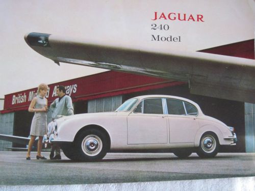 1968 jaguar 240 saloon original brochure