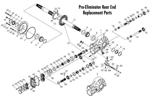 Winters performance 7403t sprint car pro-eliminator 4 and 6 rib side bell o-ring