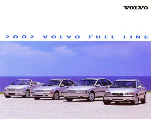 2002 volvo factory brochure-s40-v40-s60-c70-v70-s80