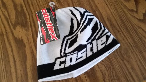 Nwt castle x beanie winter hat - flip it white