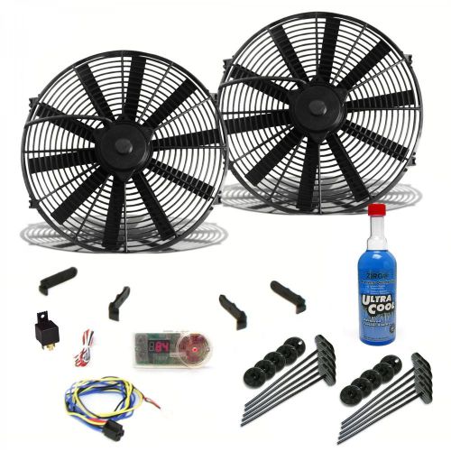 Zirgo super cool pack with two 2175 fcfm 14&#034; fans, fixed temp switch, harness