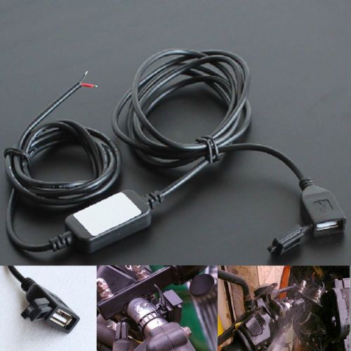 Universal motorcycle waterproof usb power supply port socket charger outlet 12v