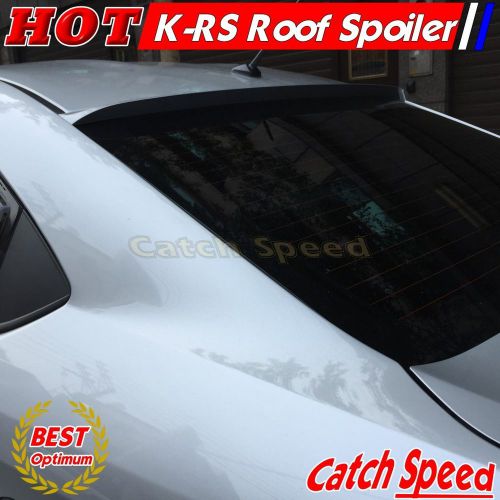 Unpainted k style rear roof spoiler wing for honda accord coupe 2013-2015♘