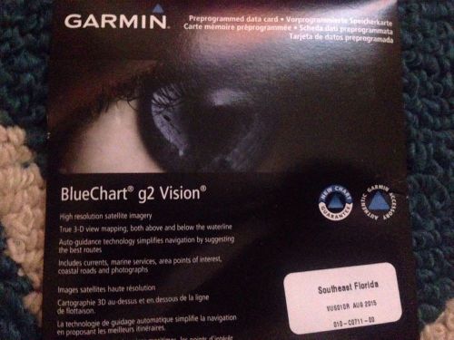 Garmin g2 vision chart card southeast florida